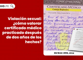 violacion-sexual-valorar-certificado-medico-legal-practicado-dos-anos-hechos-r-n-1844-2018-lima-LPDERECHO