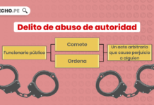 Delito de abuso de autoridad con logo de LP