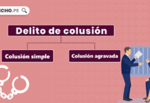 Delito de colusión con logo de LP