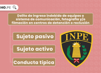 Delito de ingreso indebido de equipos o sistema de comunicación, fotografía y/o filmación en centros de detención o reclusión con logo de LP