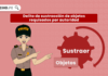 Delito de sustracción de objetos requisados con logo de LP