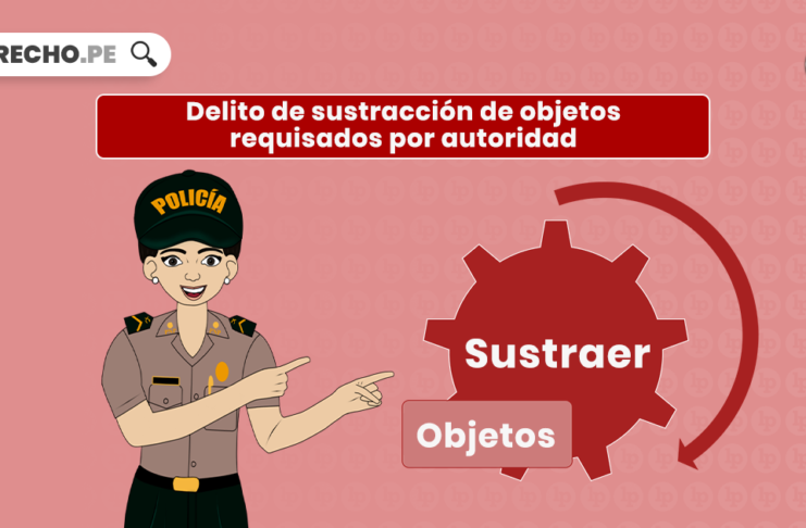 Delito de sustracción de objetos requisados con logo de LP