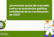 ¿Economía social de mercado como rol económico político ordoliberal de la constitución peruana de 1993? con logo de LP