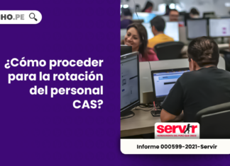 ¿Cómo proceder para la rotación del personal CAS?