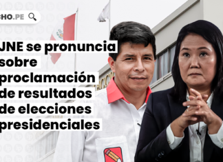 JNE se pronuncia sobre proclamación de resultados de elecciones presidenciales