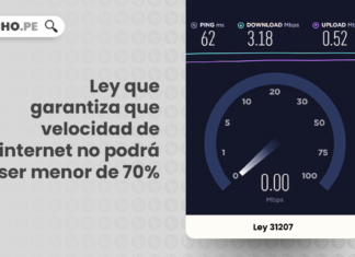 Ley 31207: Ley que garantiza que velocidad de internet no podrá ser menor de 70%