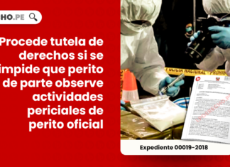 Procede tutela de derechos si se impide que perito de parte observe actividades de perito oficial-LP