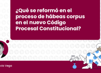 Qué se reformó en el proceso de hábeas corpus en el nuevo Código Procesal Constitucional con logo de LP
