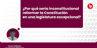 reformar la Constitución en una legislatura excepcional con logo de LP