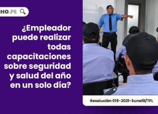 ¿Empleador puede realizar todas capacitaciones sobre seguridad y salud del año en un solo día?