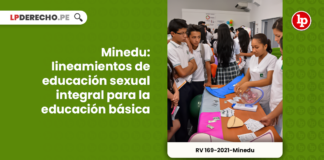 Minedu: lineamientos de educación sexual integral para la educación básica