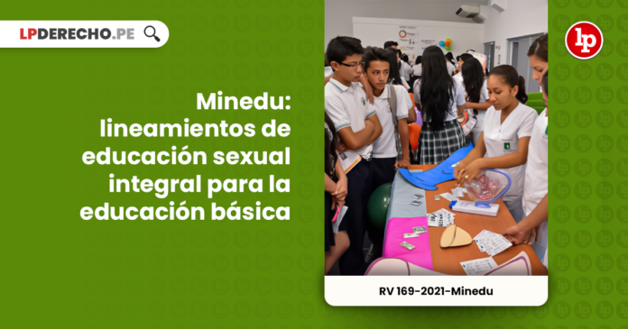 Minedu: Lineamientos De Educación Sexual Integral Para La Educación ...