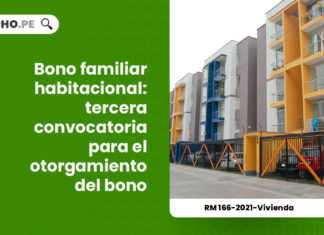 bono-familiar-habitacional-tercera-convocatoria-otorgamiento-bono-resolucion-ministerial-166-2021-vivienda-LP