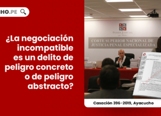 delito-negociacion-incompatible-peligro-concreto-abstracto-casacion-396-2019-ayacucho-LP