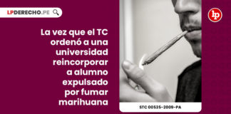 tc-ordeno-universidad-reincorporar-alumno-expulsado-fumar-marihuana-stc-00535-2009-pa-LP