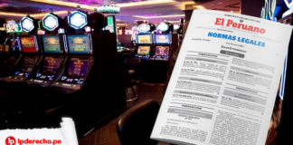 Casinos ley juegos de lotería con logo de LP
