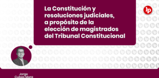 Constitucion y resoluciones judiciales a proposito de la eleccion de magistrados del TC -