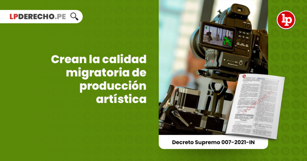 Crean la calidad migratoria de producción artística