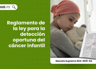 Reglamento de la ley para la detección oportuna del cáncer infantil