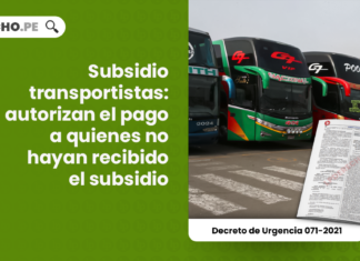 Subsidio transportistas: autorizan el pago a quienes no hayan recibido el subsidio