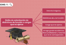 Delito de ostentación de distintivos de función o cargos que no ejerce con logo de LP