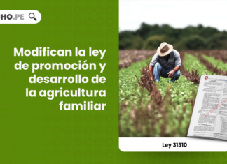 Ley 31310: modifican la ley de promoción y desarrollo de la agricultura familiar