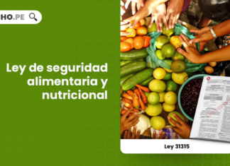 Ley 31315: Ley de seguridad alimentaria y nutricional