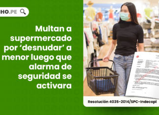 Multan a supermercado por desnudar a menor luego que alarma de seguridad se activara-LP