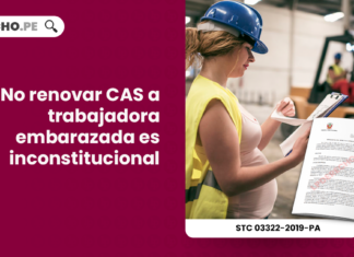 No renovar cas a trabajadora embarazada es inconstitucional-constitucional-LP