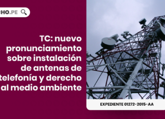 TC: Nuevo pronunciamiento sobre instalación de antenas de telefonía y derecho al medio ambiente con logo de LP