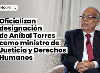 Oficializan designación de Aníbal Torres como ministro de Justicia y Derechos Humanos