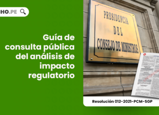 Guía de consulta pública del análisis de impacto regulatorio