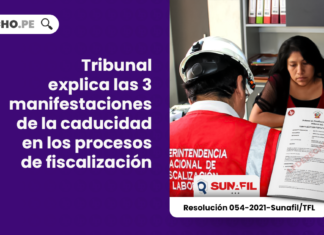 Tribunal explica las 3 manifestaciones de la caducidad en los procesos de fiscalización