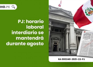 PJ: horario laboral interdiario se mantendrá durante agosto