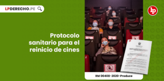 Protocolo sanitario para el reinicio de cines