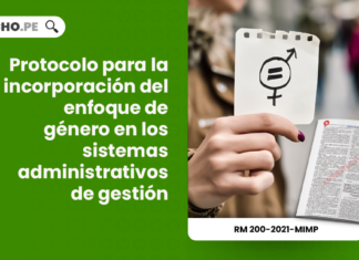 Protocolo para la incorporación del enfoque de género en los sistemas administrativos de gestión pública