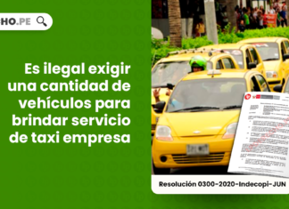 es ilegal exigir una cantidad de vehiculos para brindar servicio de taxi empresa-LP