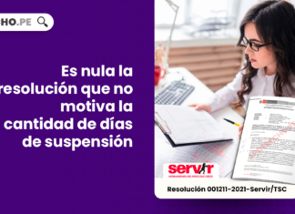 es nula la resolcuion que no motiva la cantidad de dias de suspension -LP