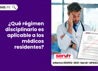 que regimen disciplinario es aplicable a los medicos residentes-LP