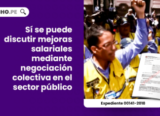 si se puede discutir mejoras salariales mediante negociacion colectiva en el sector publico-LP