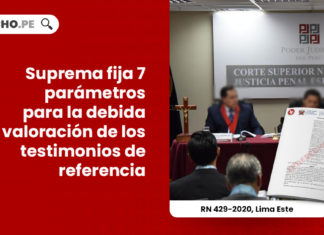 suprema fija parametros valoracion testimonios referencia-LP