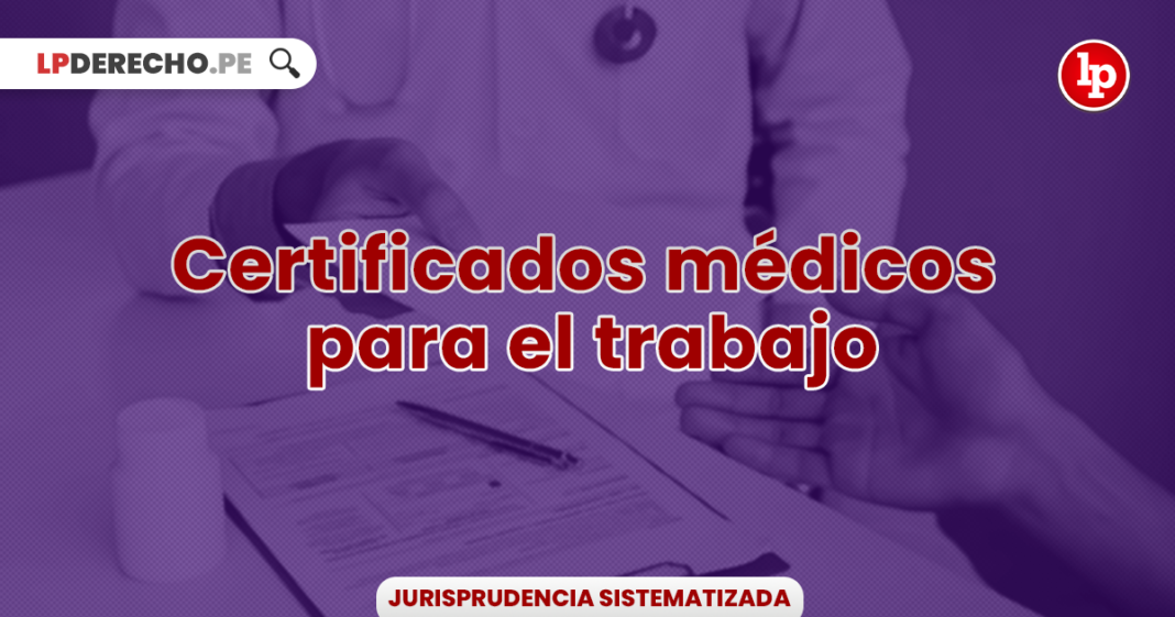 Certificados médicos para el trabajo
