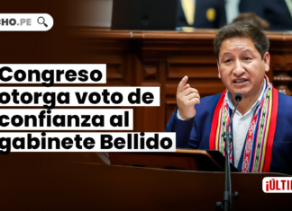 Congreso otorga voto de confianza al gabinete Bellido-LP