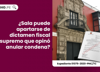 ¿Sala puede apartarse de dictamen fiscal supremo que opinó anular condena?