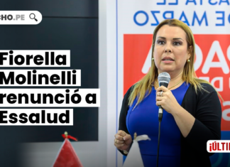 Fiorella Molinelli renunció a Essalud