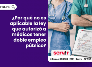 ¿Por qué no es aplicable la ley que autorizó a médicos tener doble empleo público?