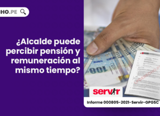 ¿Alcalde puede percibir pensión y remuneración al mismo tiempo?
