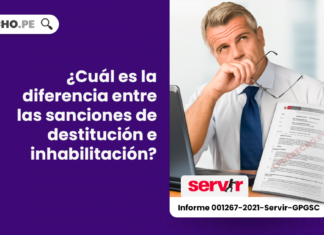 ¿Cuál es la diferencia entre las sanciones de destitución e inhabilitación?