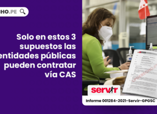 Solo en estos 3 supuestos las entidades públicas pueden contratar vía CAS