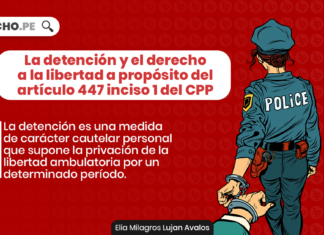 La detención y el derecho a la libertad a propósito del artículo 447 inciso 1 del Código Procesal Penal con logo de LP